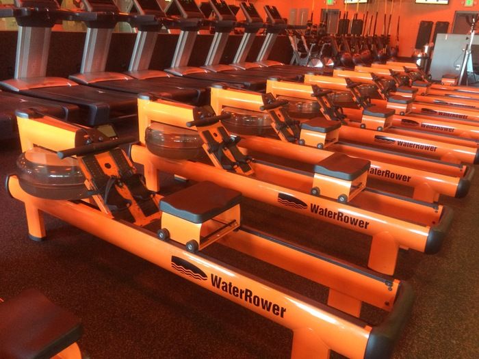 Orangetheory shop row machine