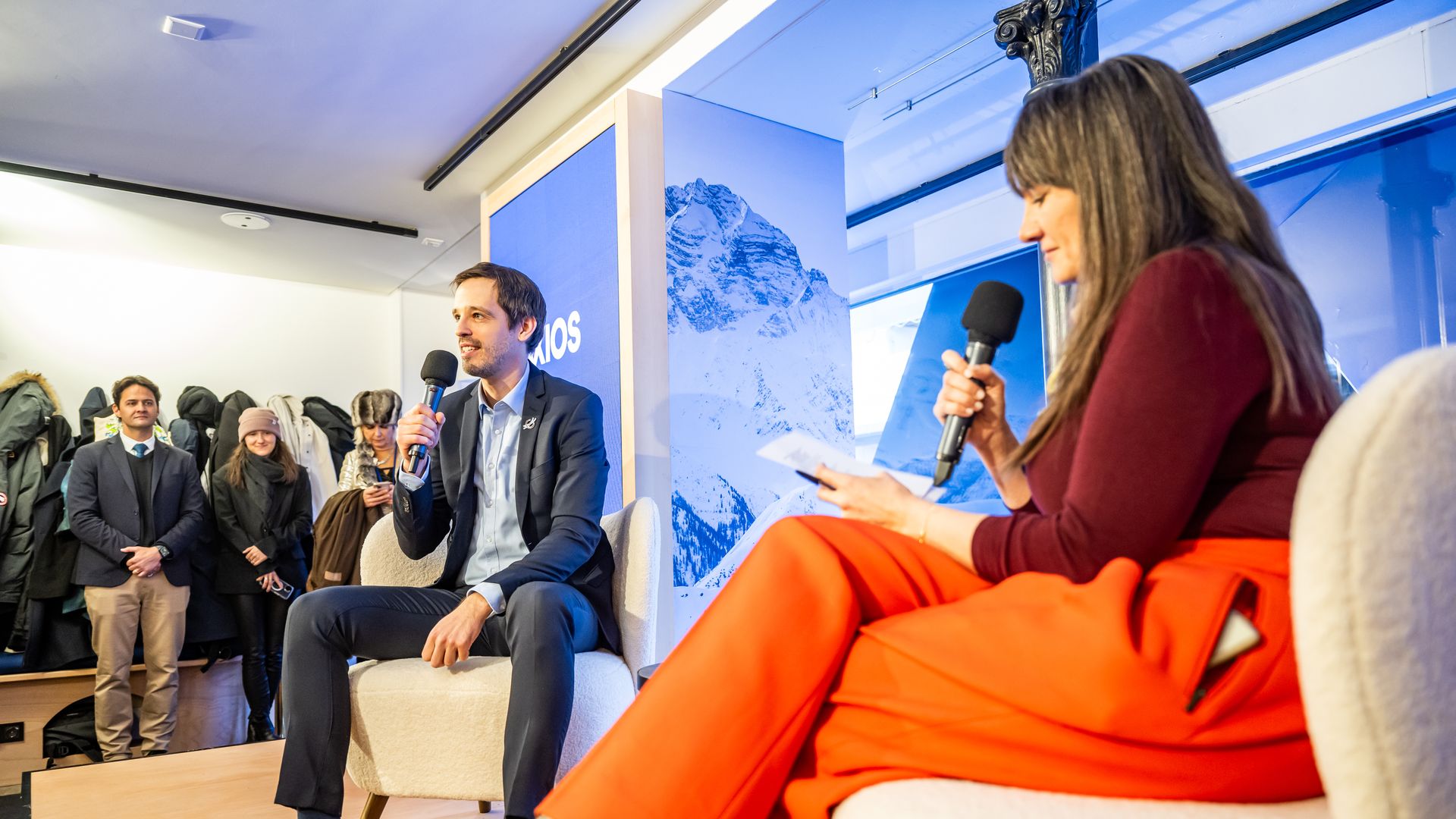 Climeworks Co-founder and Co-CEO Dr. Jan Wurzbacher at Axios House Davos.