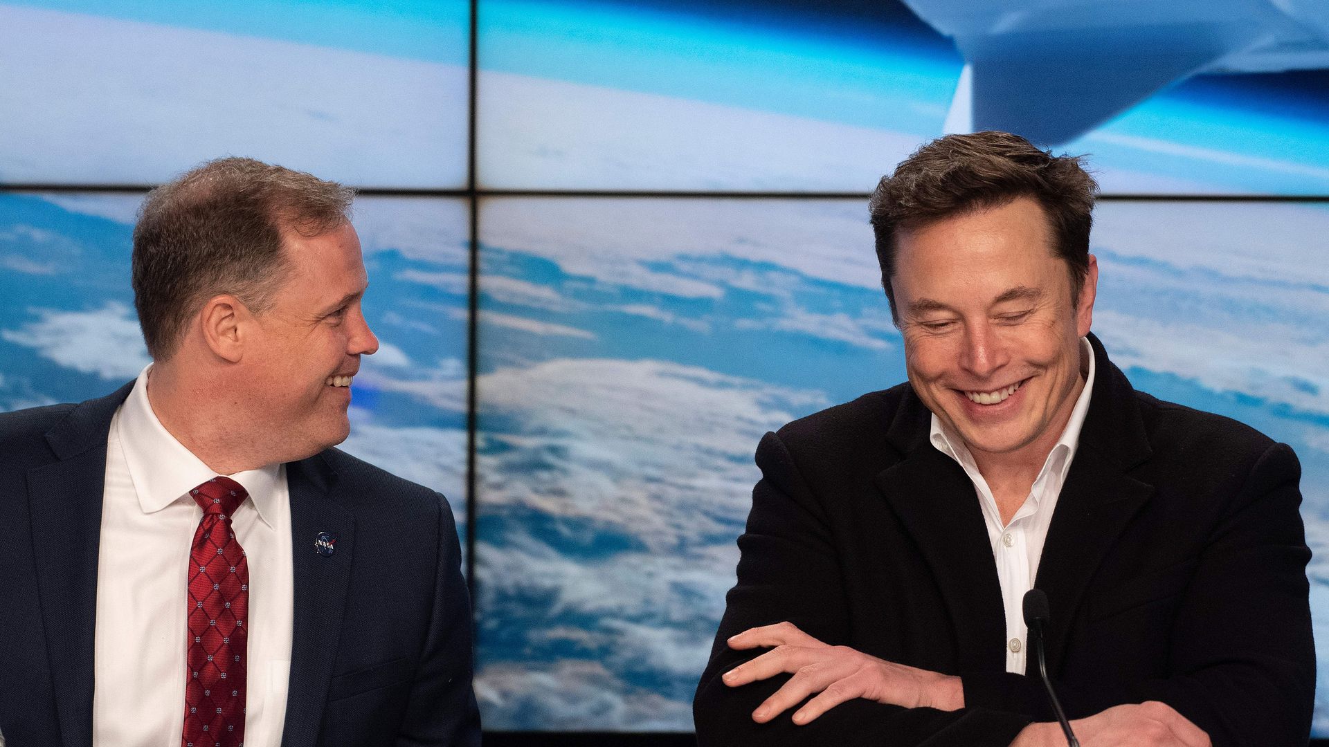 Jim Bridenstine and Elon Musk