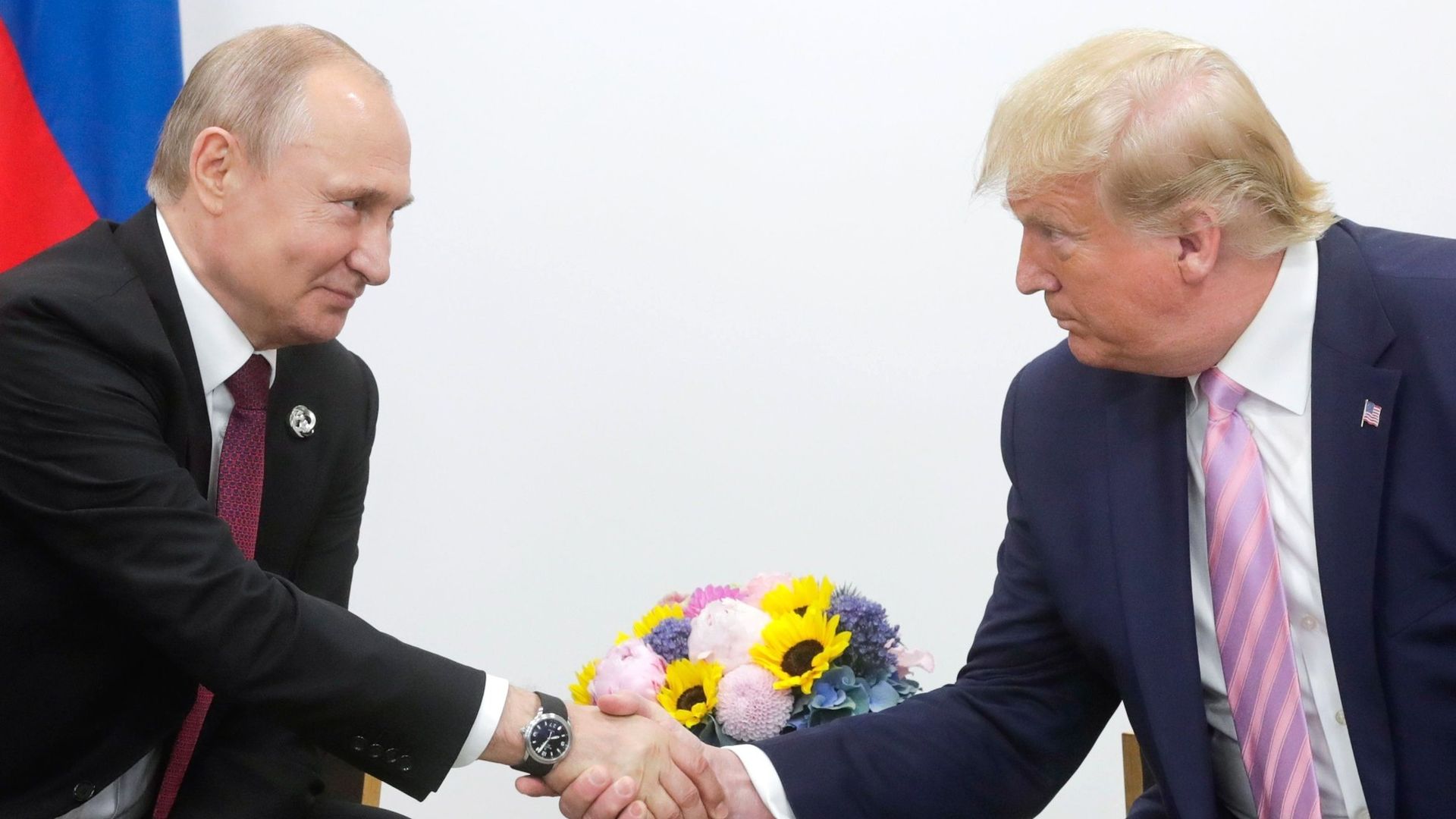 Russian President Vladimir Putin and President Trump