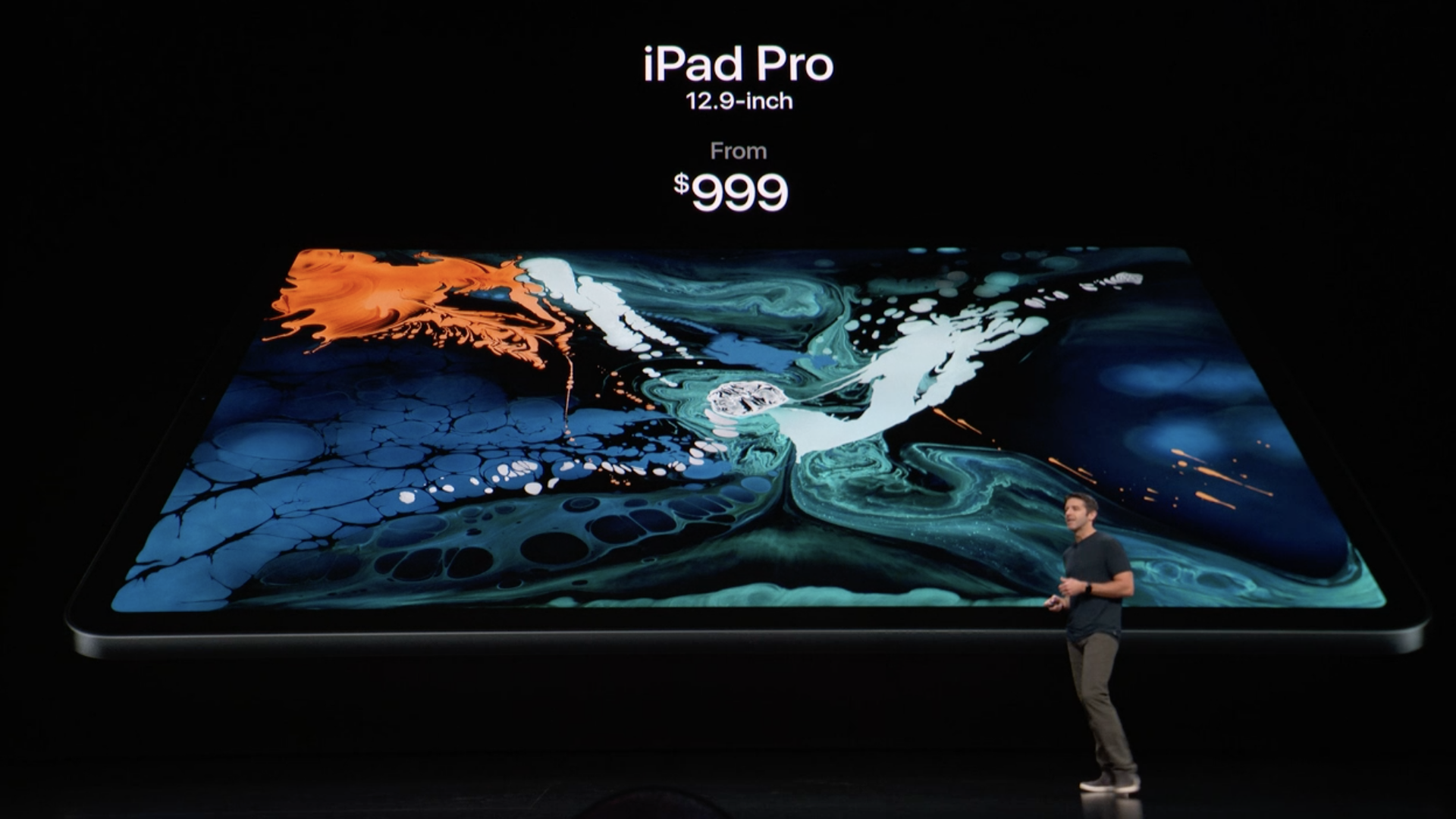 Apple presentation of new iPad pro