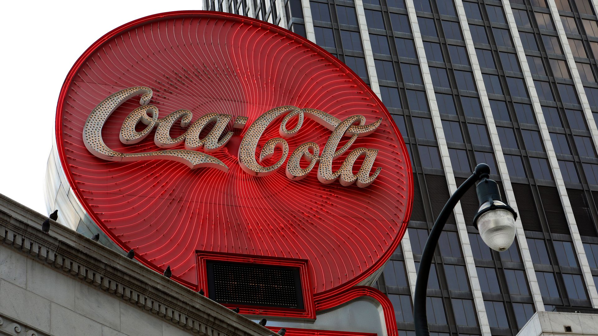coca cola sign