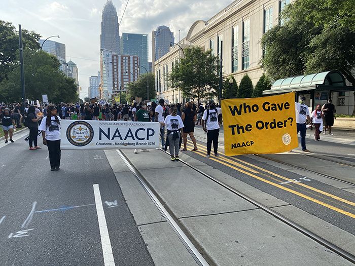 NAACP BLM protest