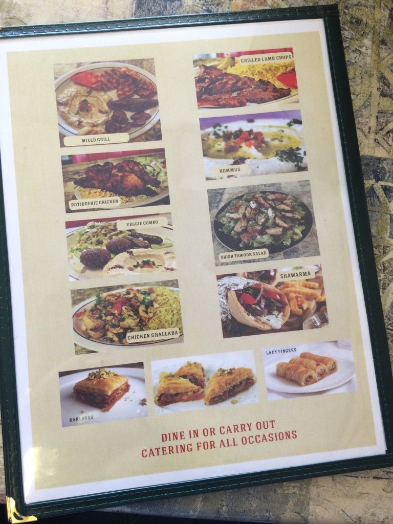 Cedar Land menu