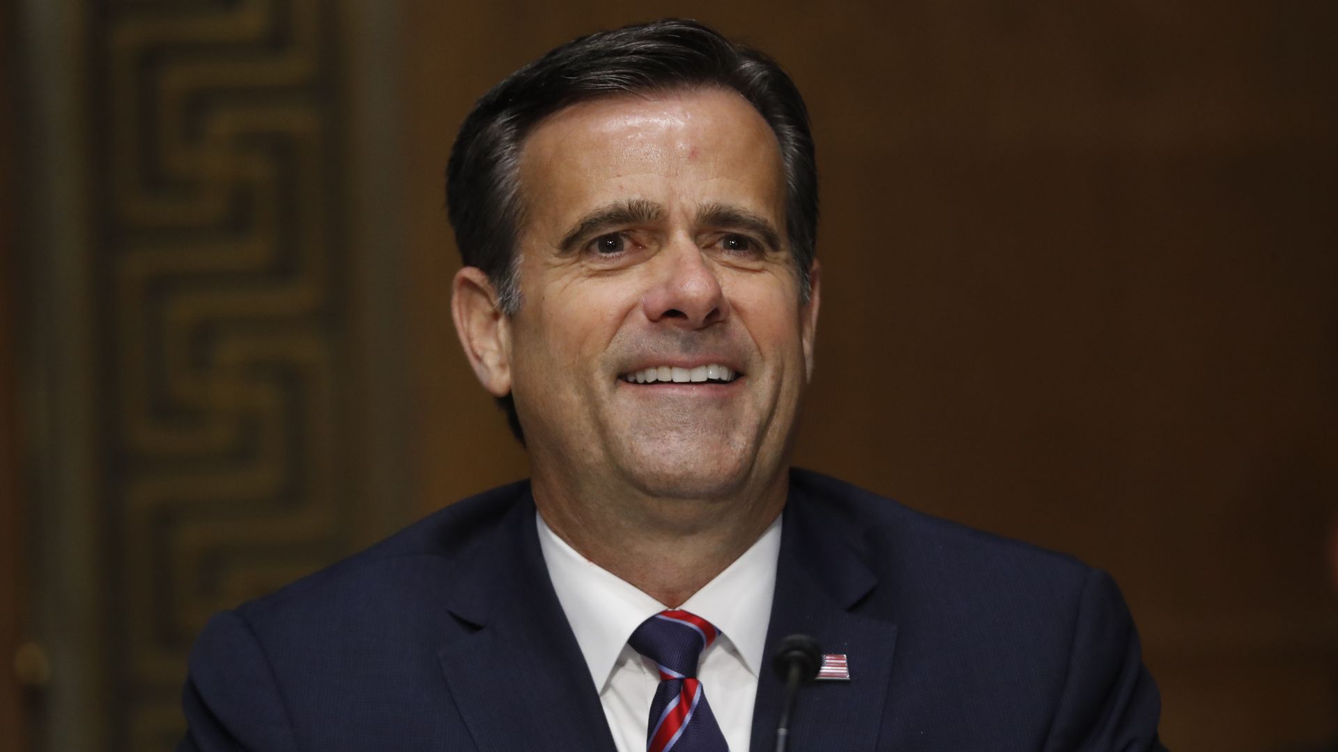 Director of National Intelligence John Ratcliffe testifies at a congressional hearing