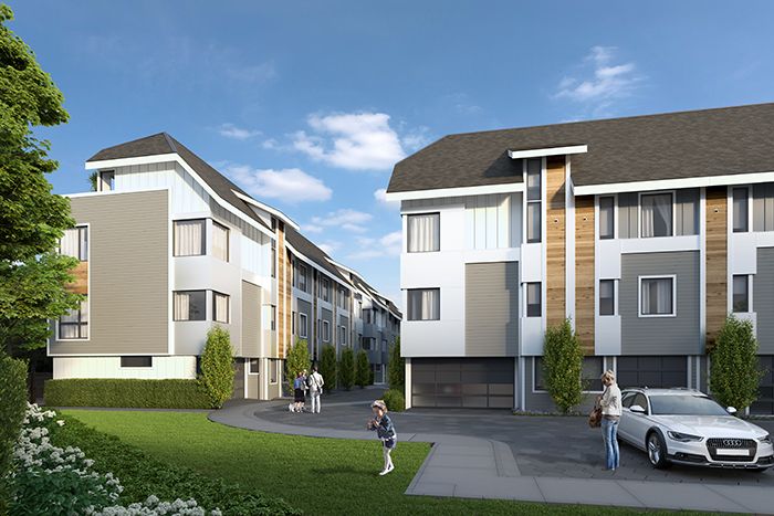 Chantilly on the Green Townhome rendering