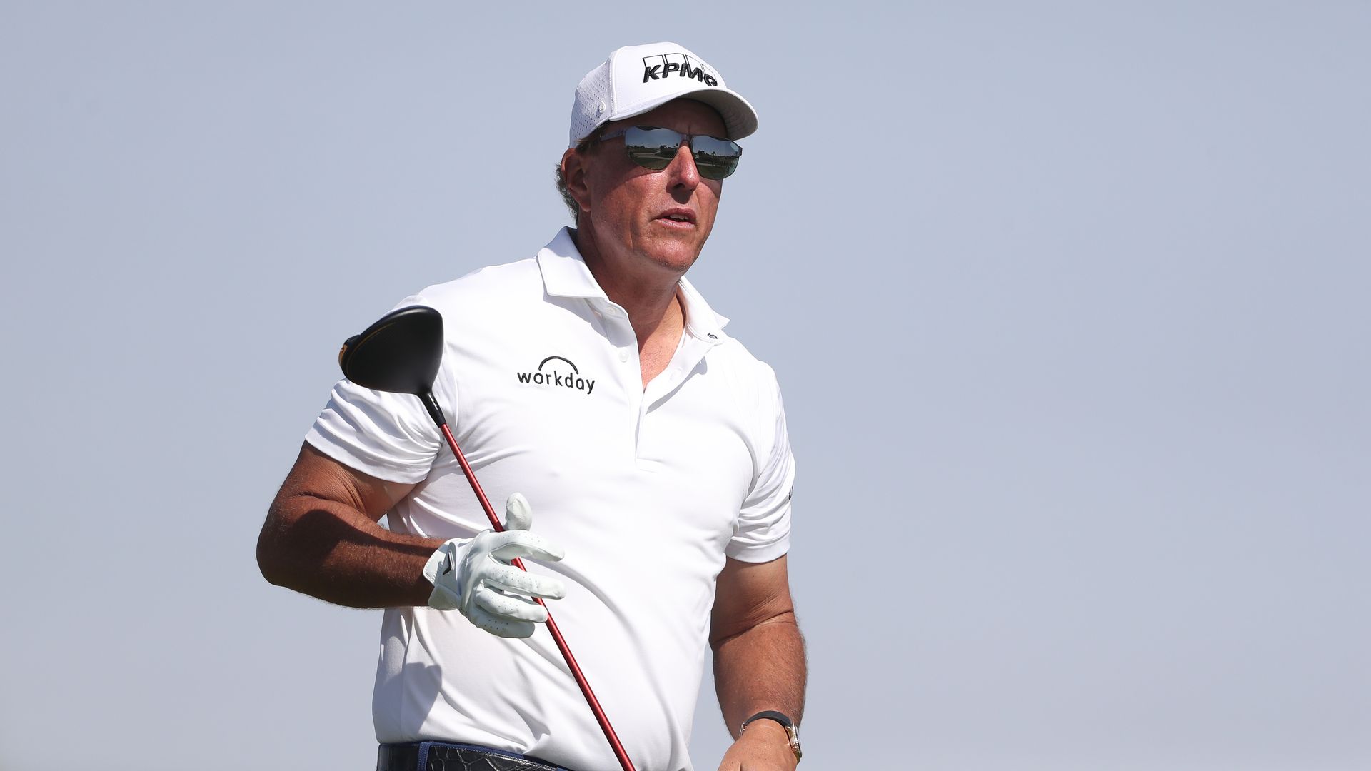 Phil Mickelson at the PIF Saudi International at Royal Greens Golf & Country Club.