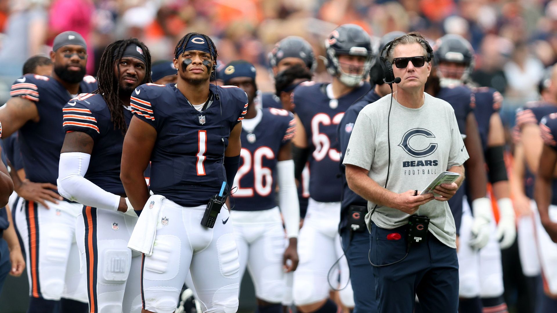 chicago bears sideline