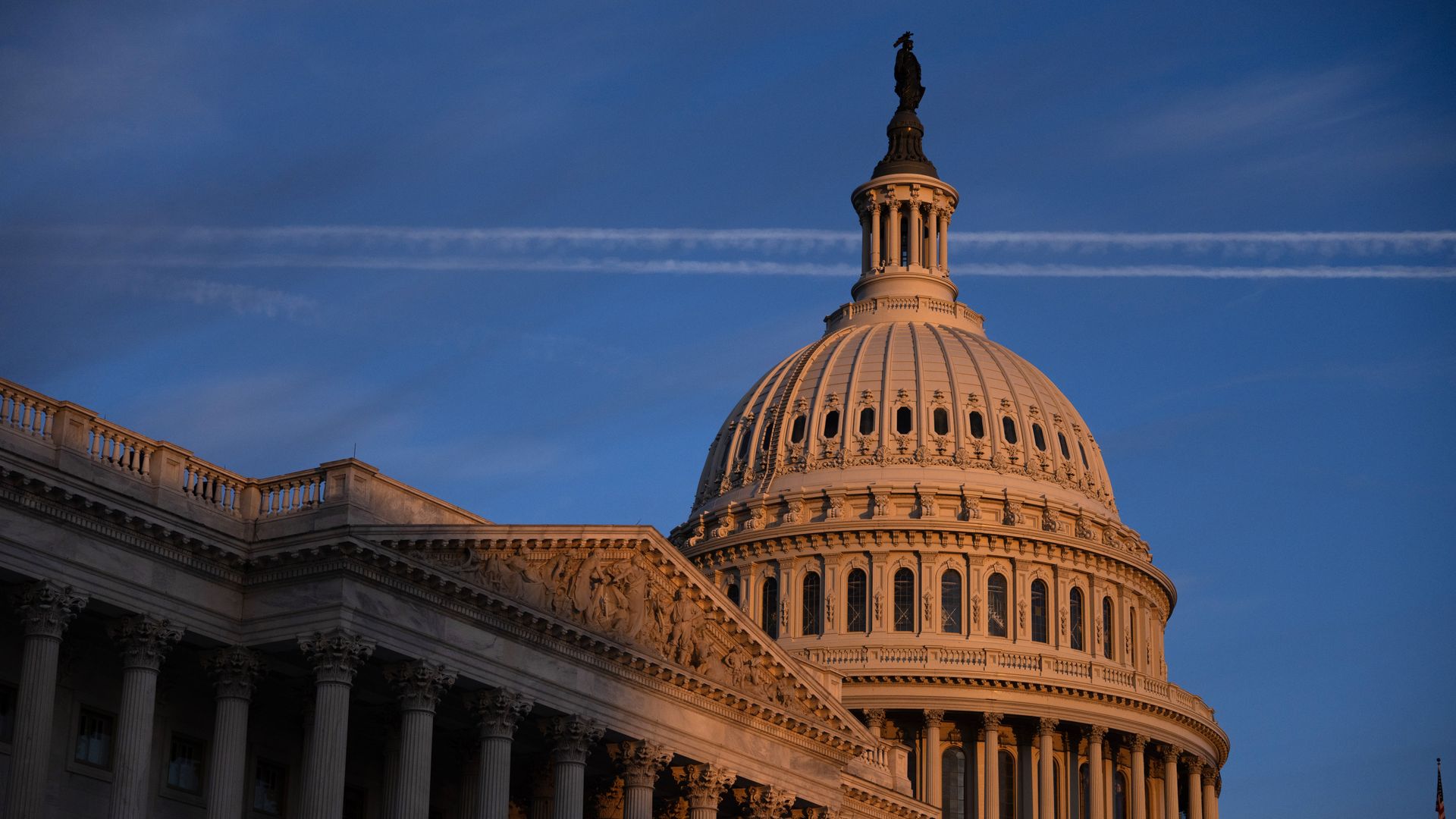 The U.S. Capitol building.
