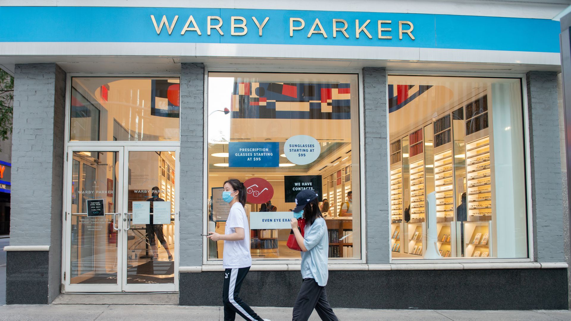  Warby Parker has talked about opening 700 more physical stores in the coming years. Photo: Alexi Rosenfeld/Getty Images