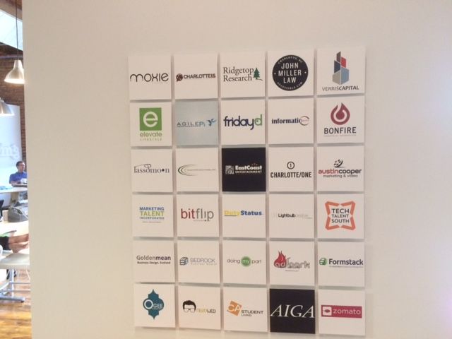 charlotte startups at industry coworking