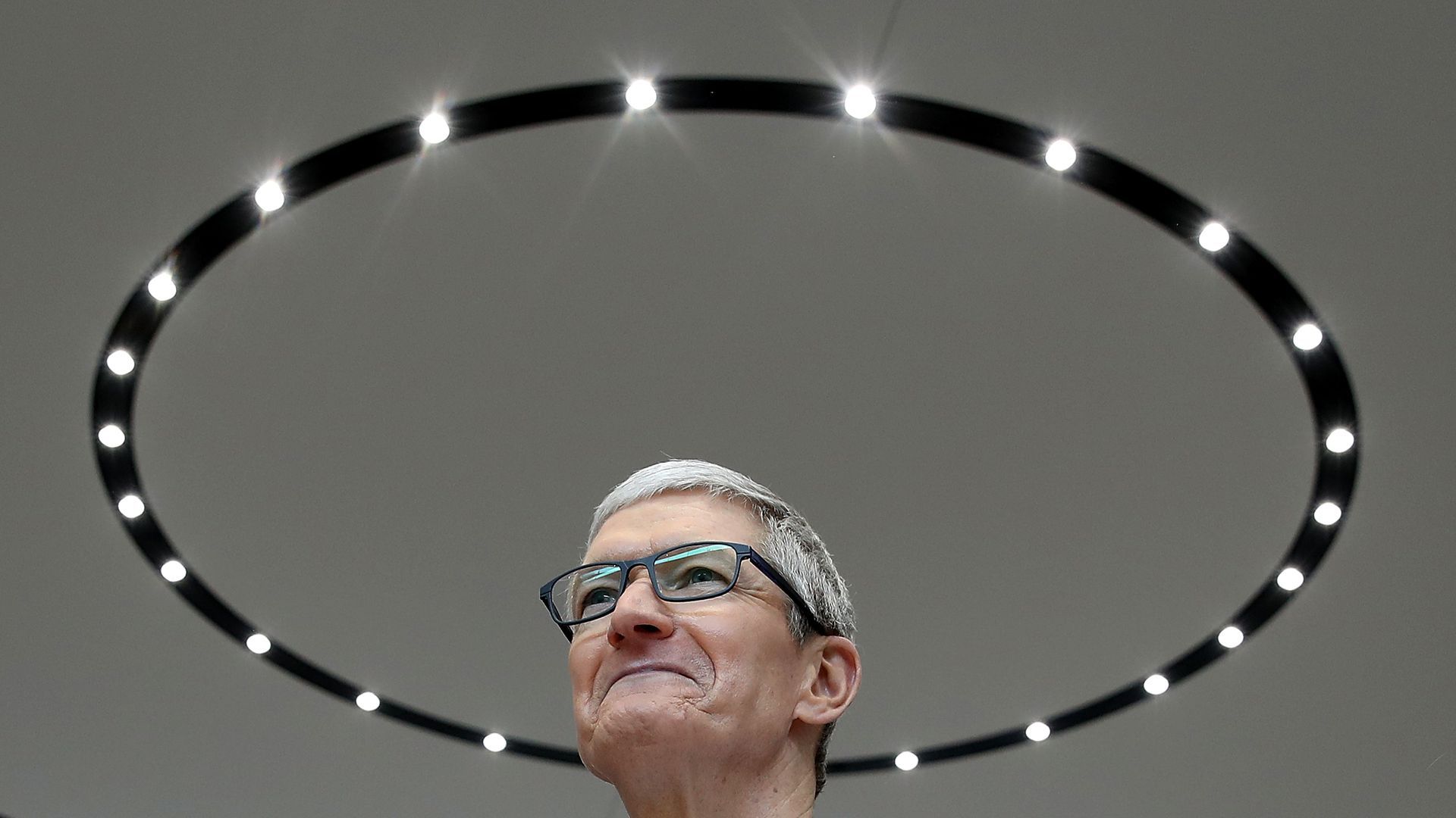 Tim Cook smiling