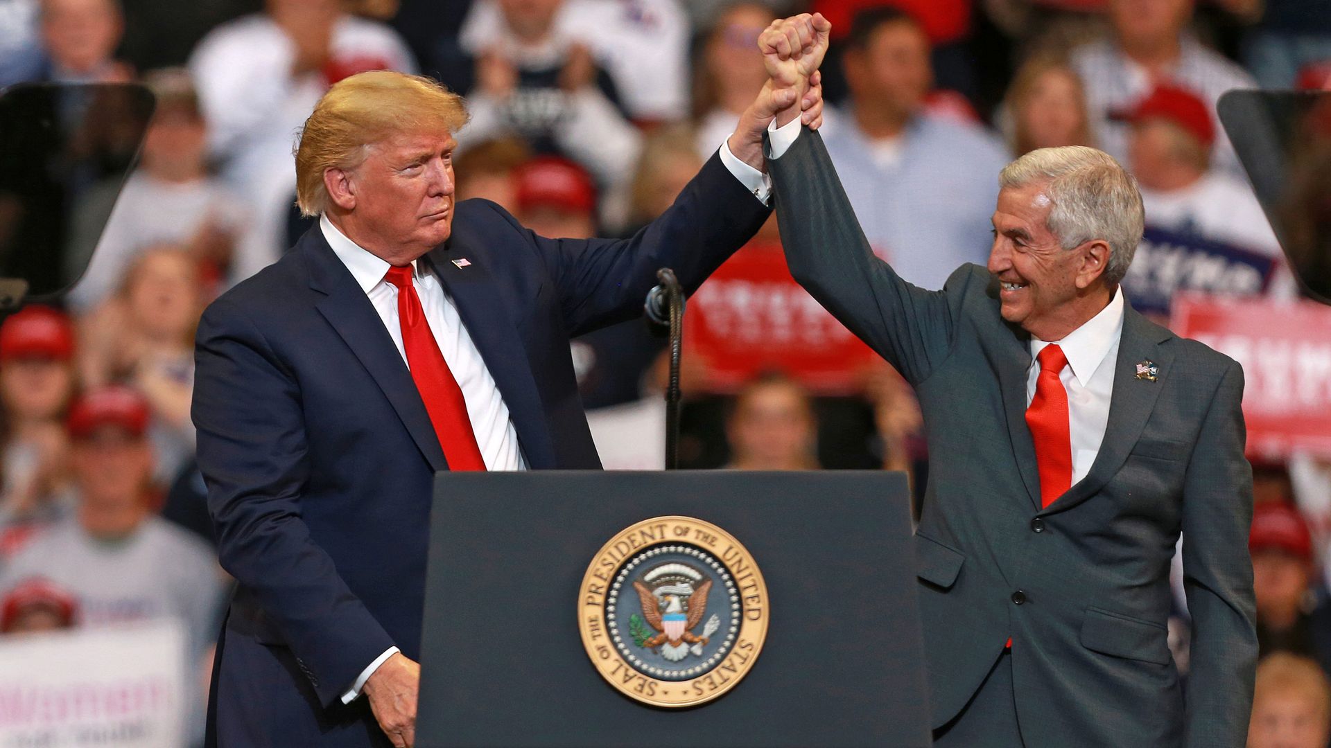 Trump and Rispone.