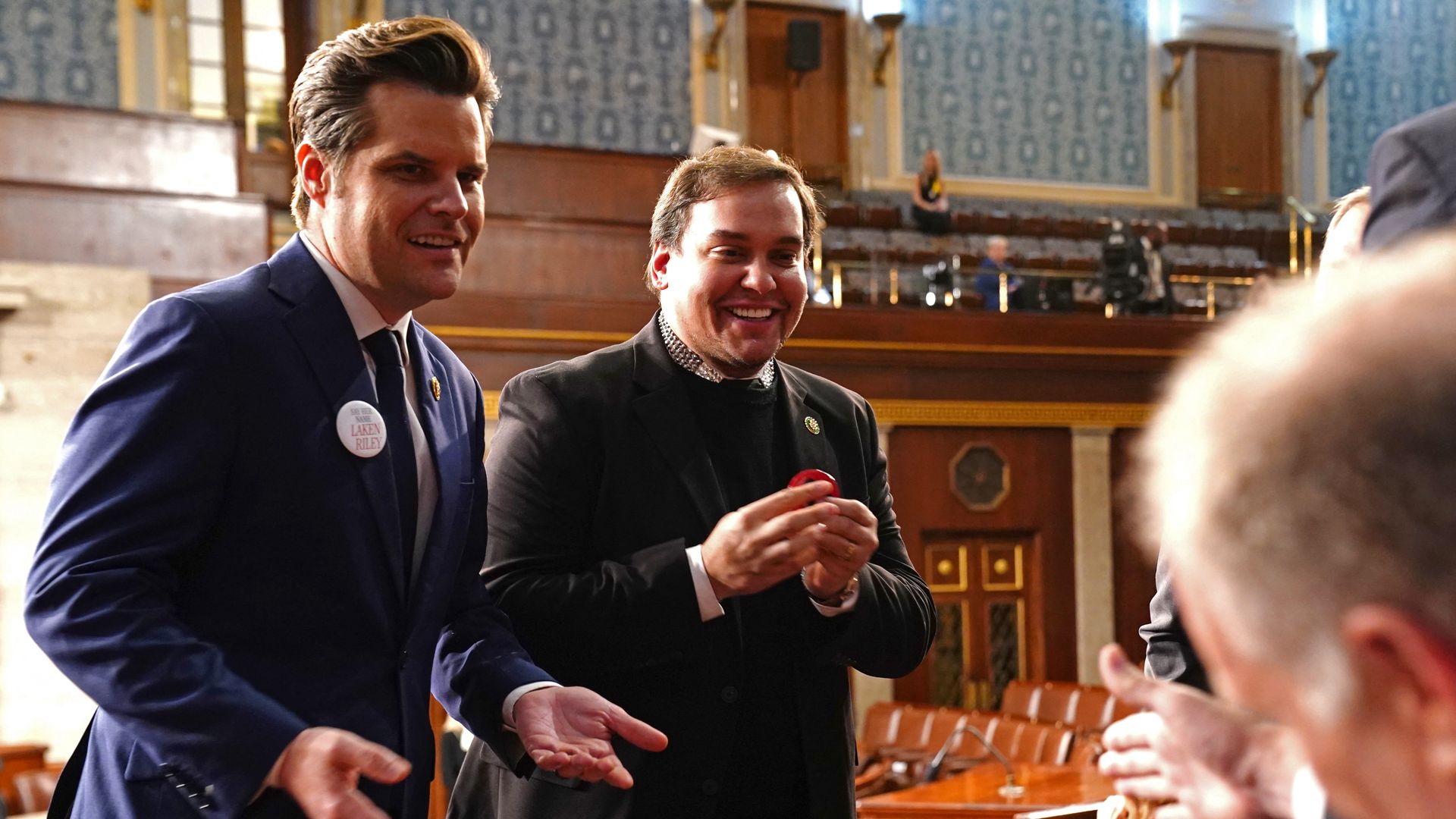 Santos and Matt Gaetz