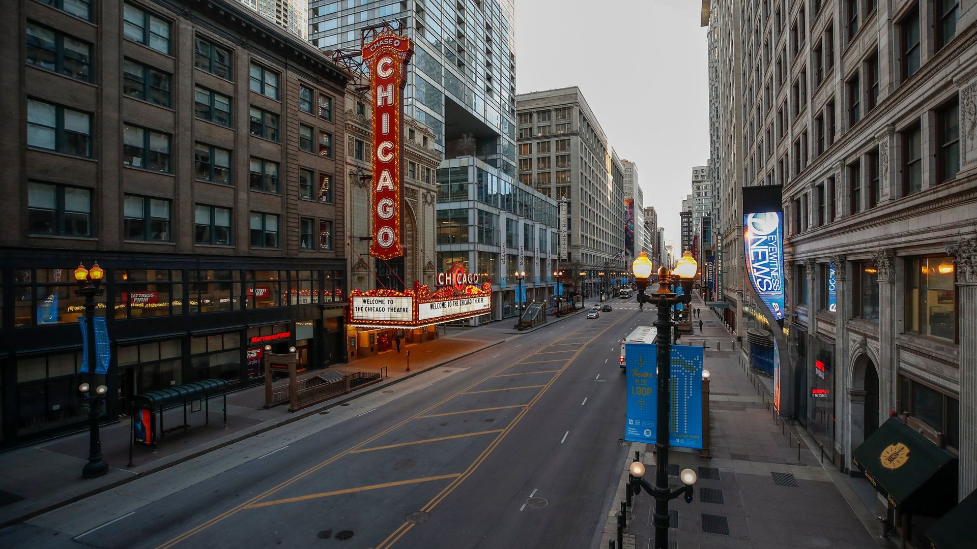 Empty downtown