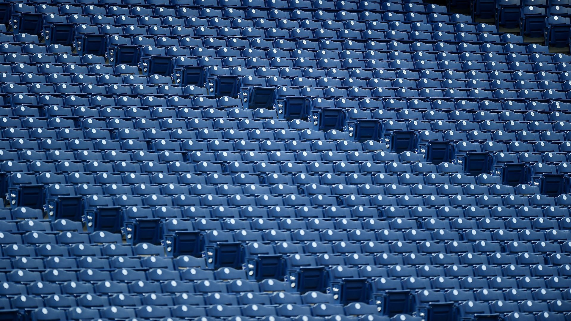 empty seats at stadium