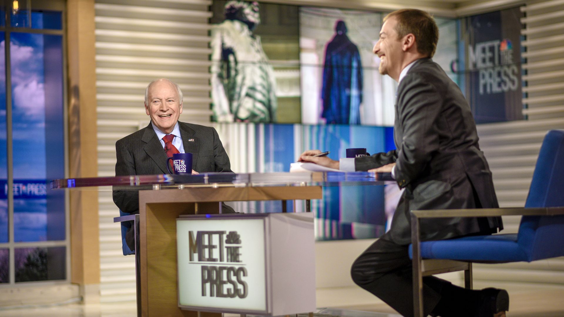 Chuck Todd with Dick Cheney