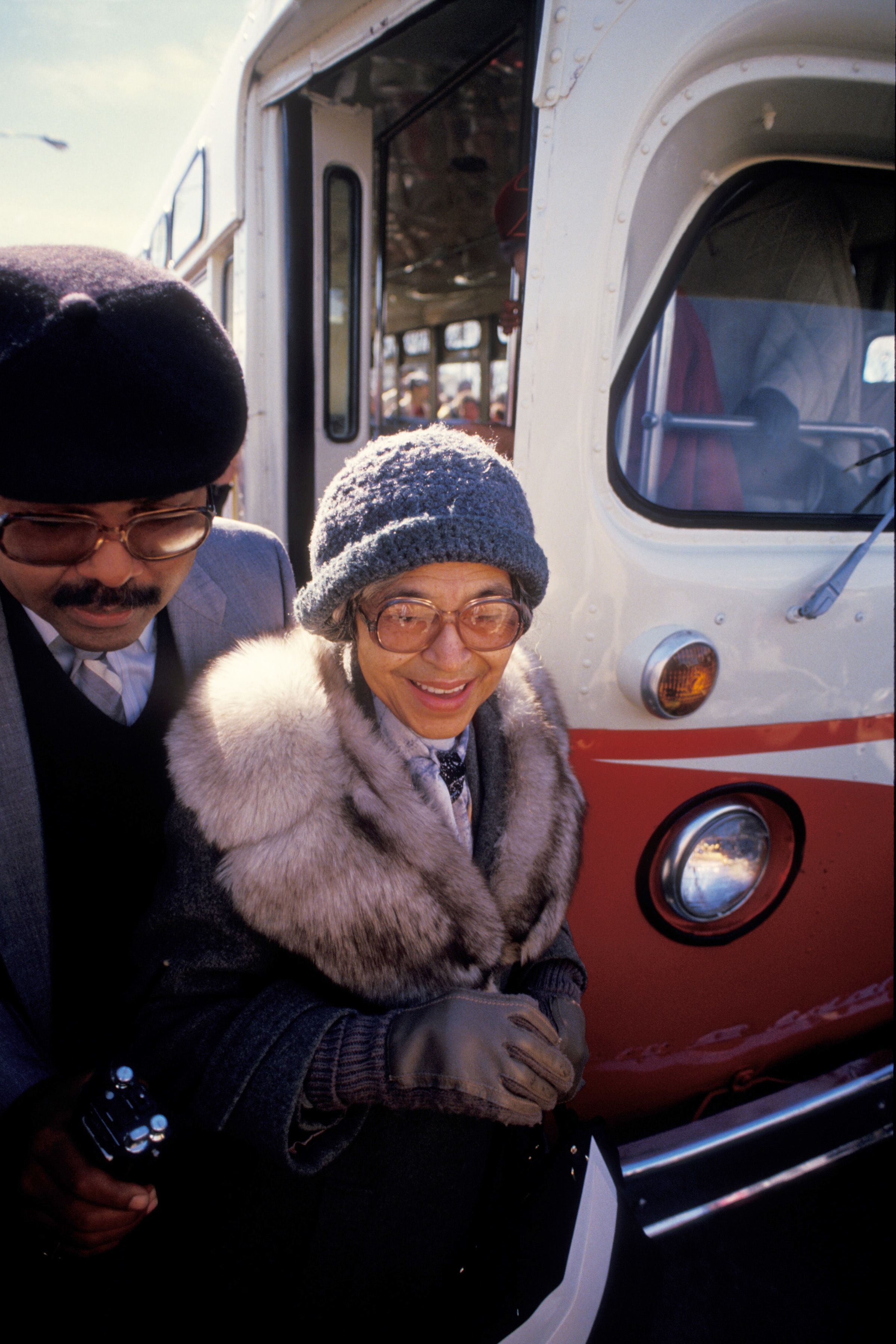 Rosa Parks in 1987.