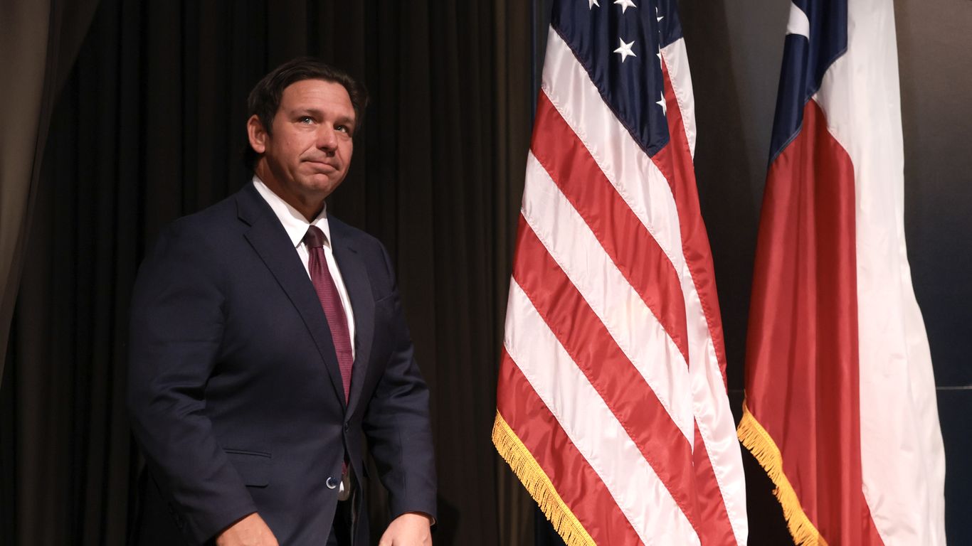 Scoop: DeSantis "begging" Trump for prime role in administration