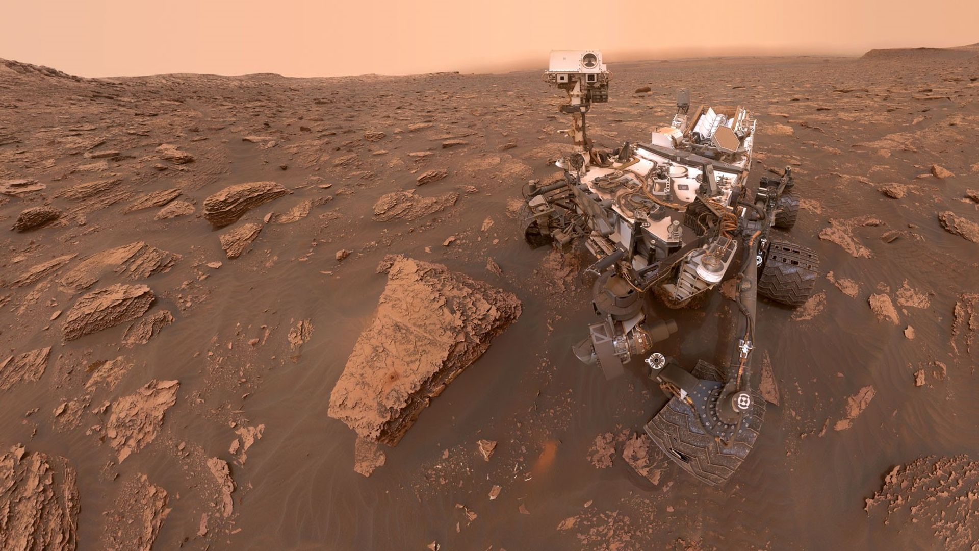 NASA's Curiosity rover in Mars in 2018