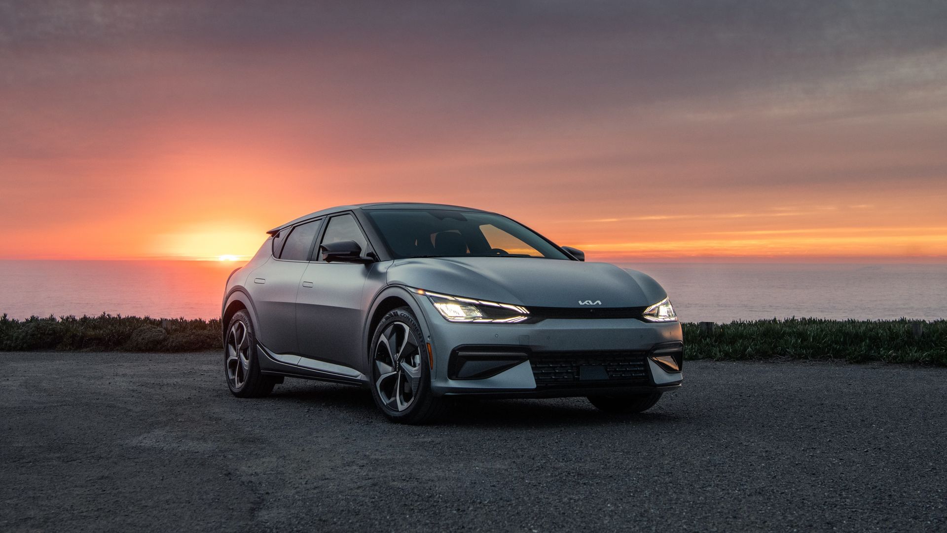 The Kia EV6 electric car.