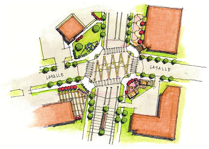 Sketch for LaSalle and Beatties Ford