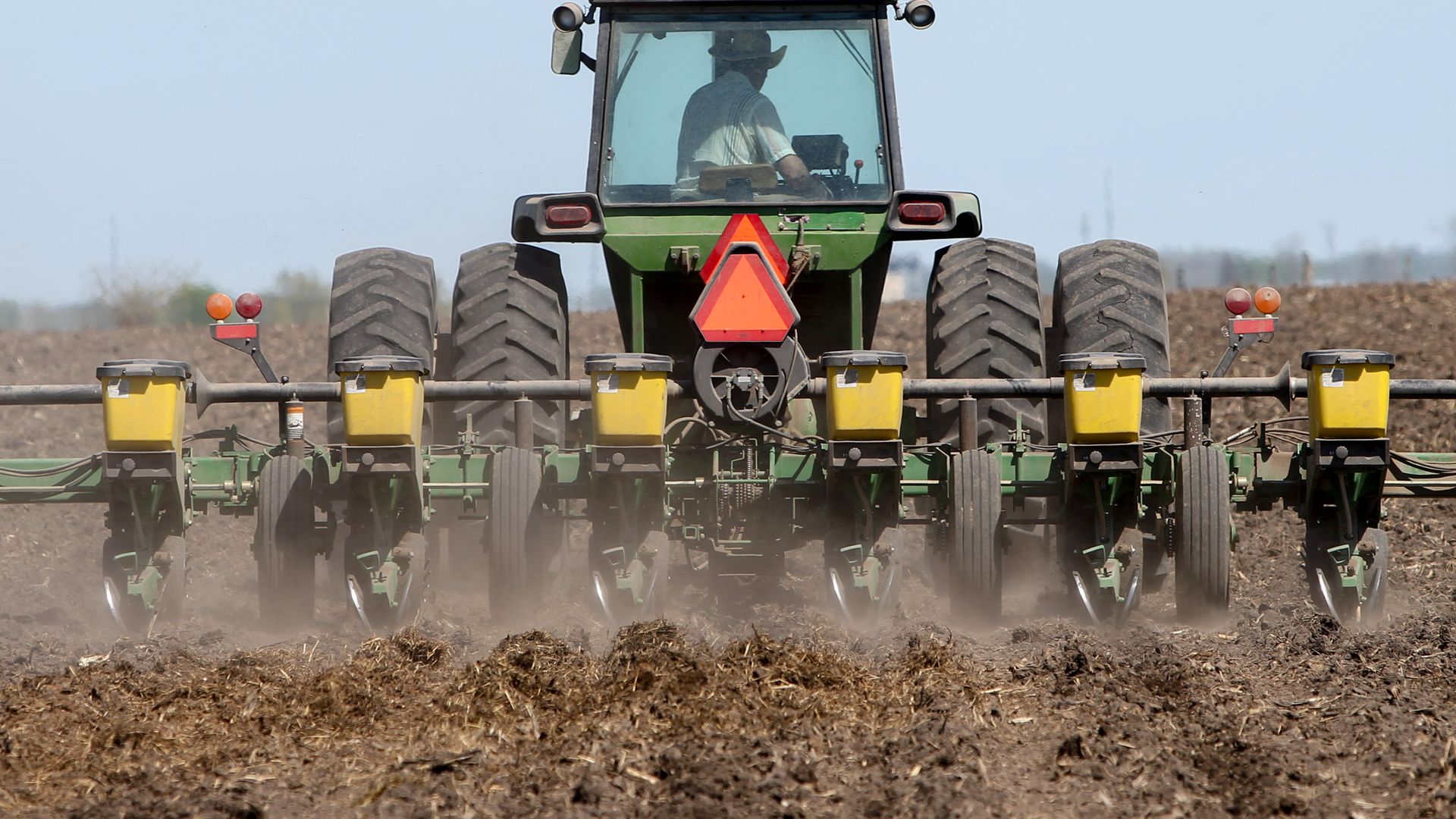 A photo of a tractor.