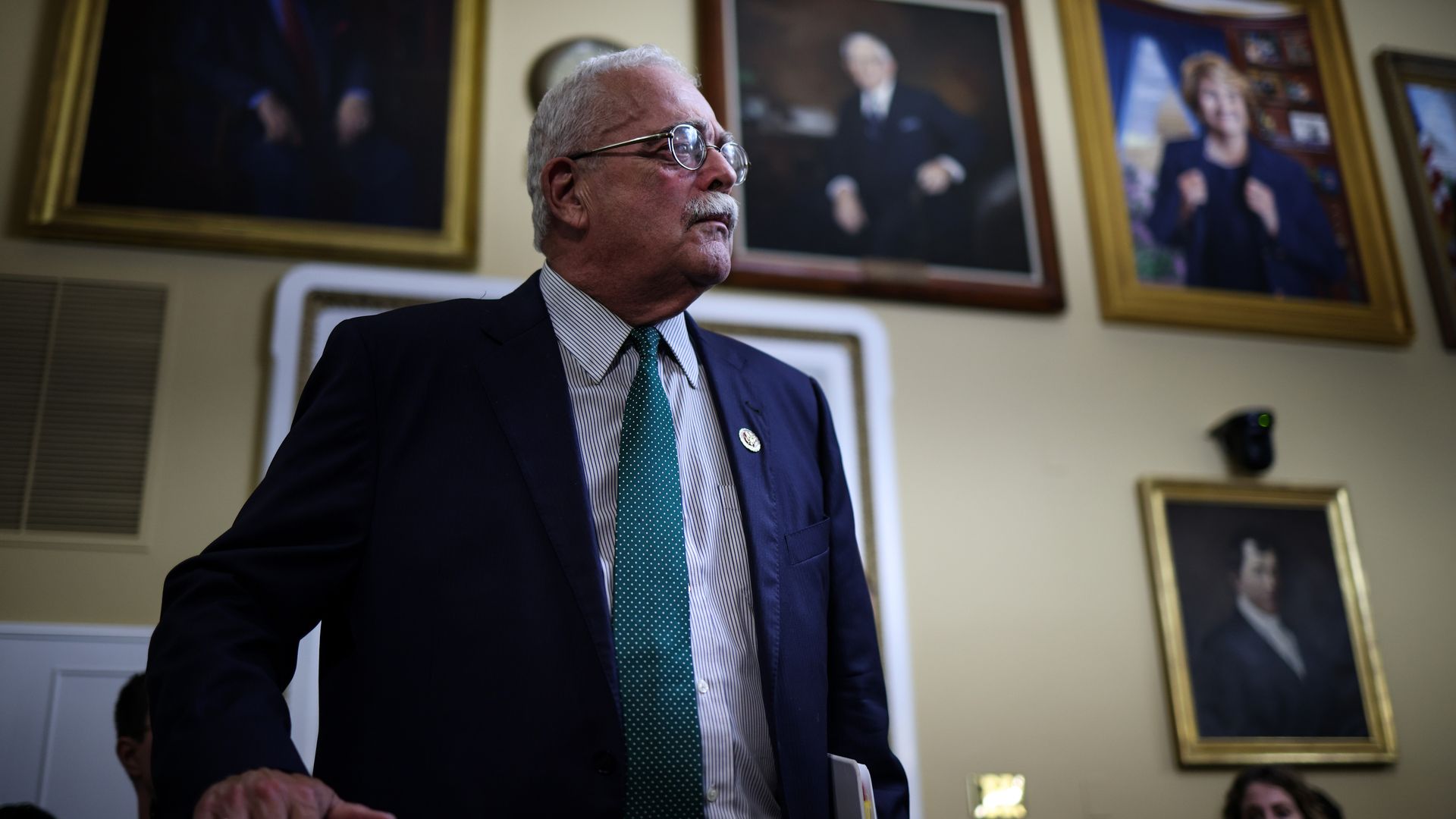 Rep. Gerry Connolly (D-VA) attends a House Rules Committee hearing on the procedures for upcoming votes at the U.S. Capitol on June 28, 2021