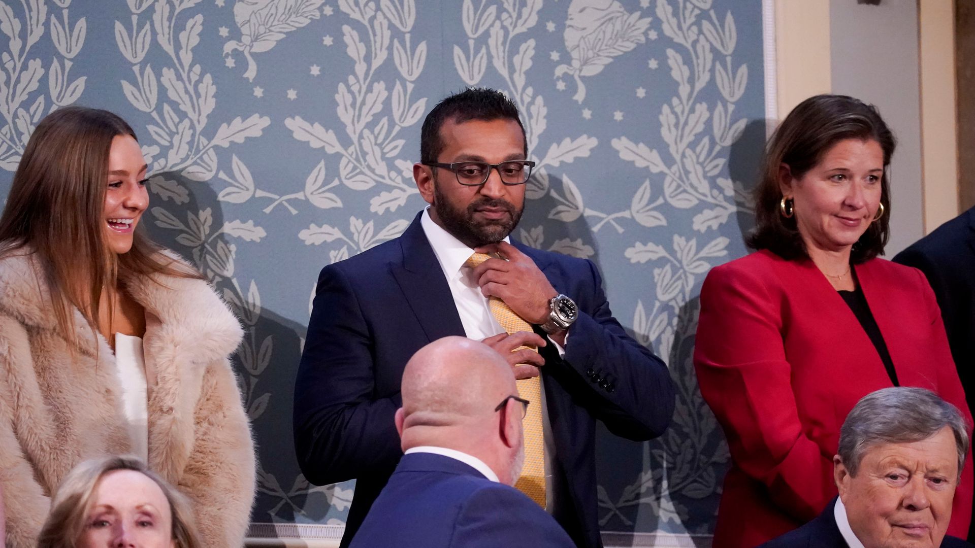 Kash Patel, director of the Federal Bureau of Investigation (FBI), during a joint session of Congress in the House Chamber of the US Capitol in Washington, DC, US, on Tuesday, March 4, 2025
