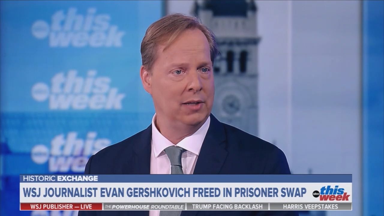 WSJ publisher Almar Latour speaks on ABC.