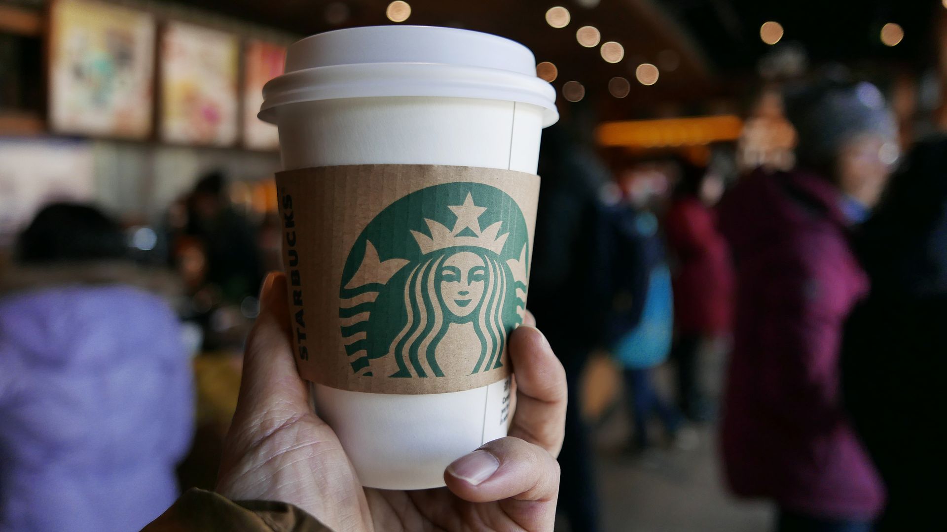 Starbucks coffee.