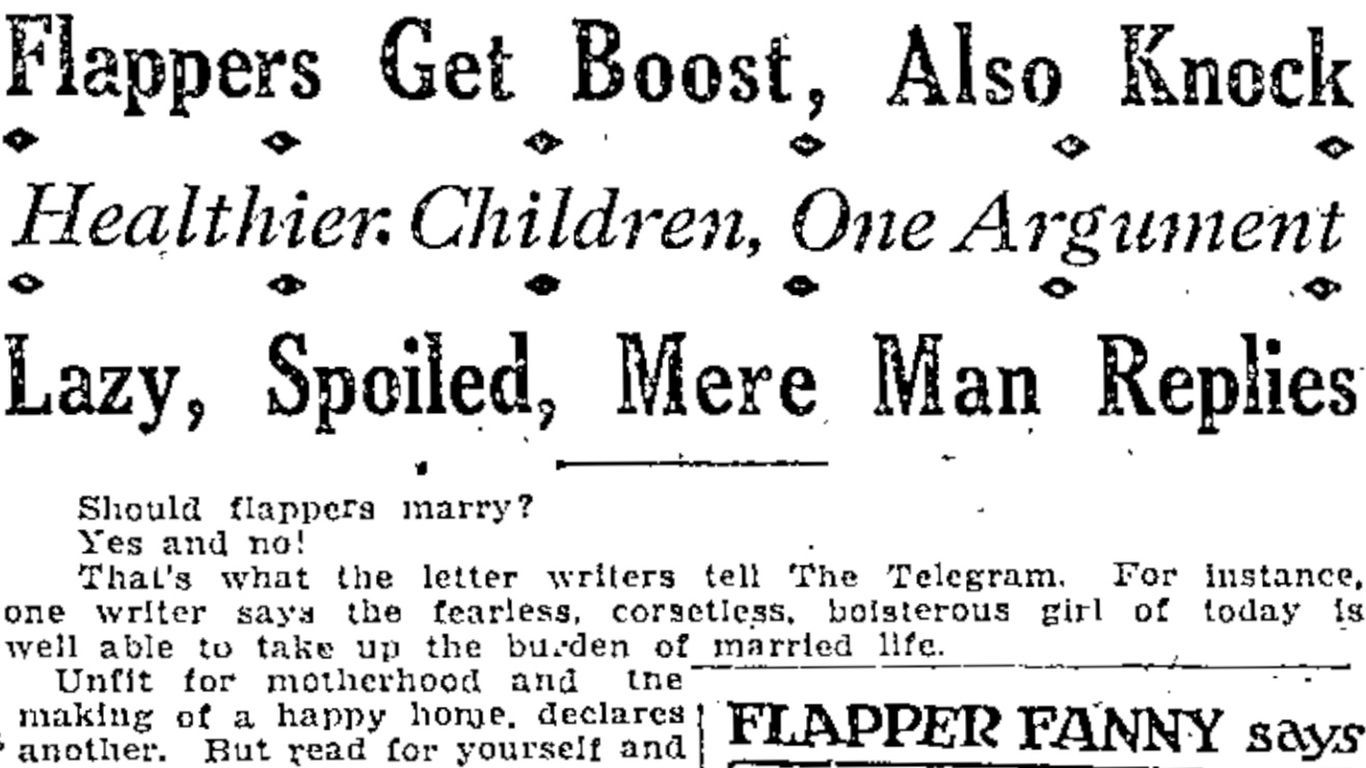 Revisiting Utah's great flapper debate of the 1920s - Axios Salt Lake City