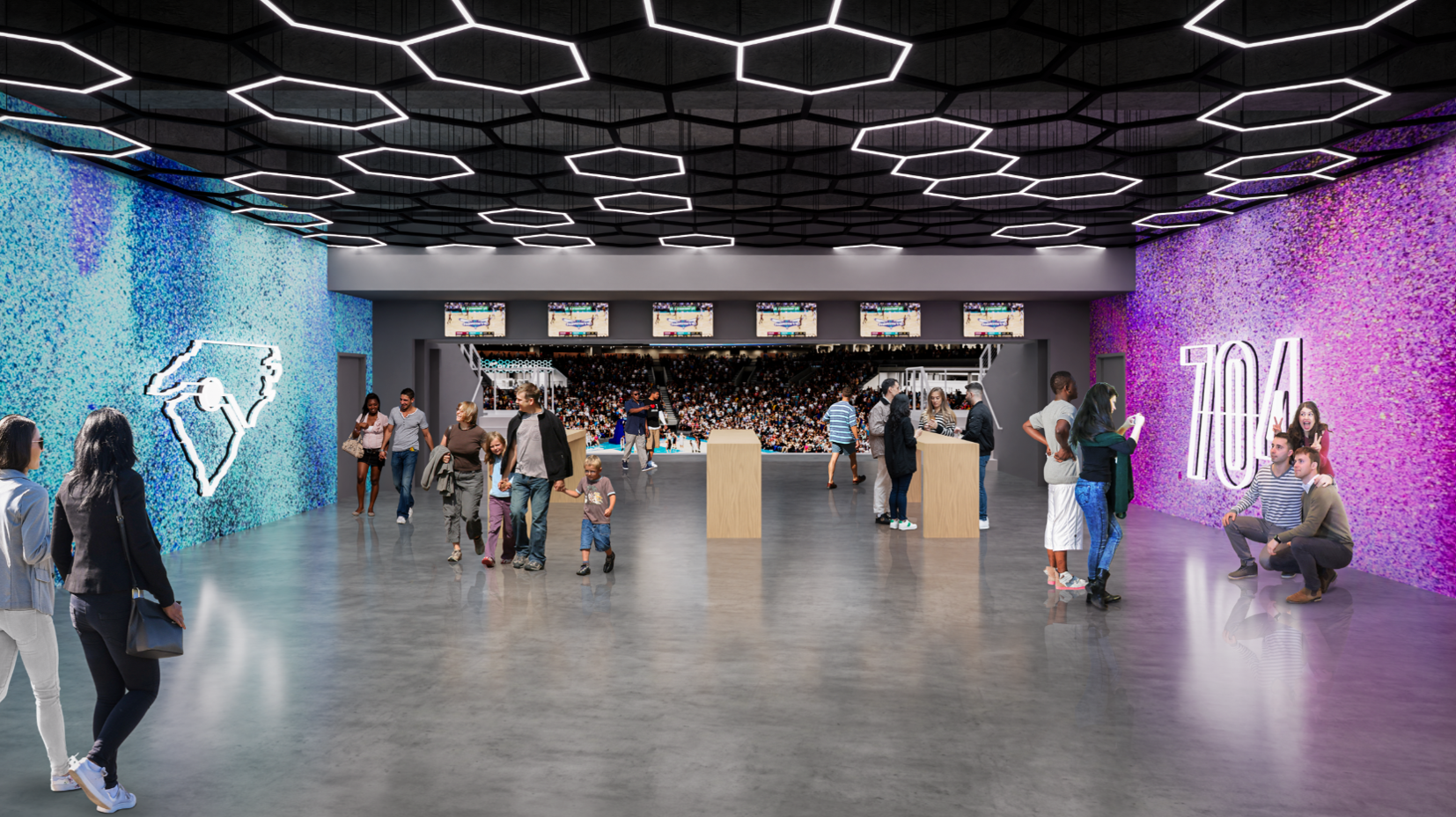 East Bar gathering space. 