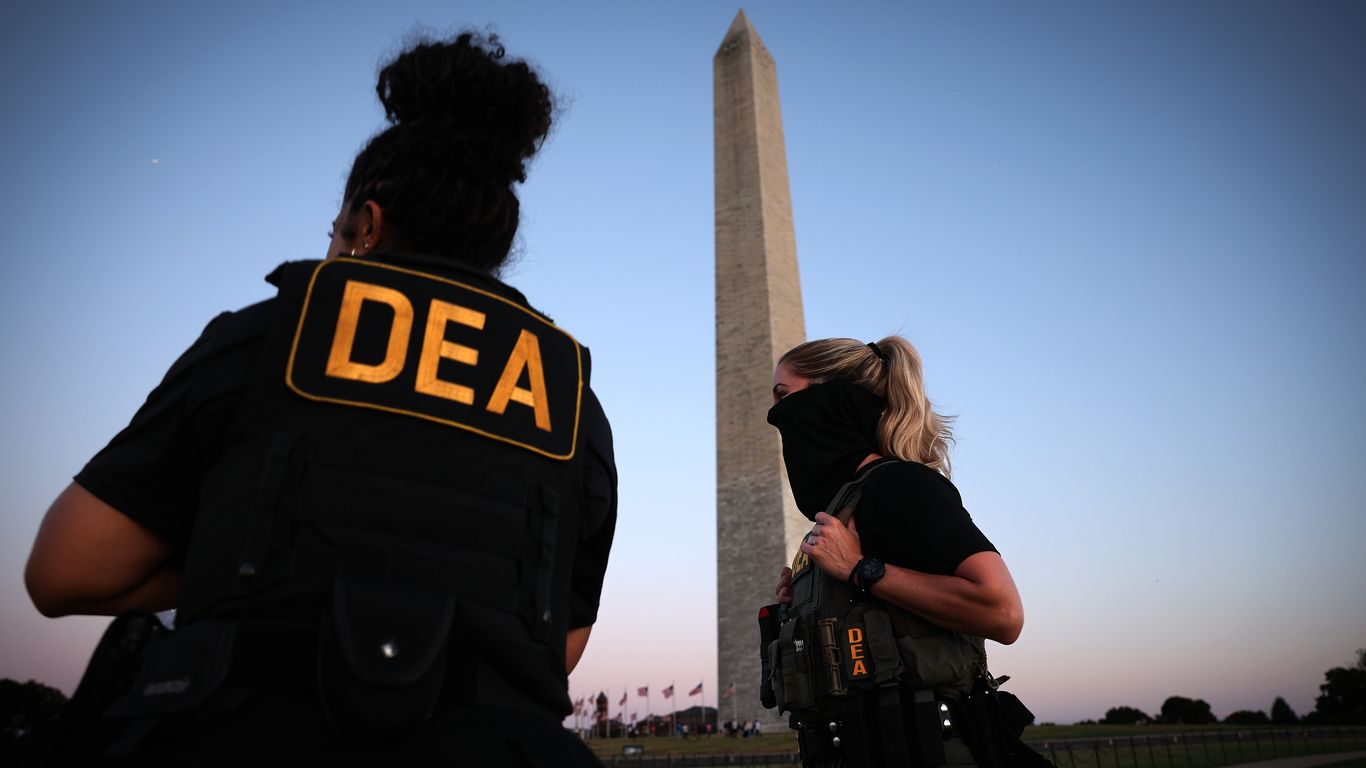 Photos: Scenes from Trump's takeover of D.C.