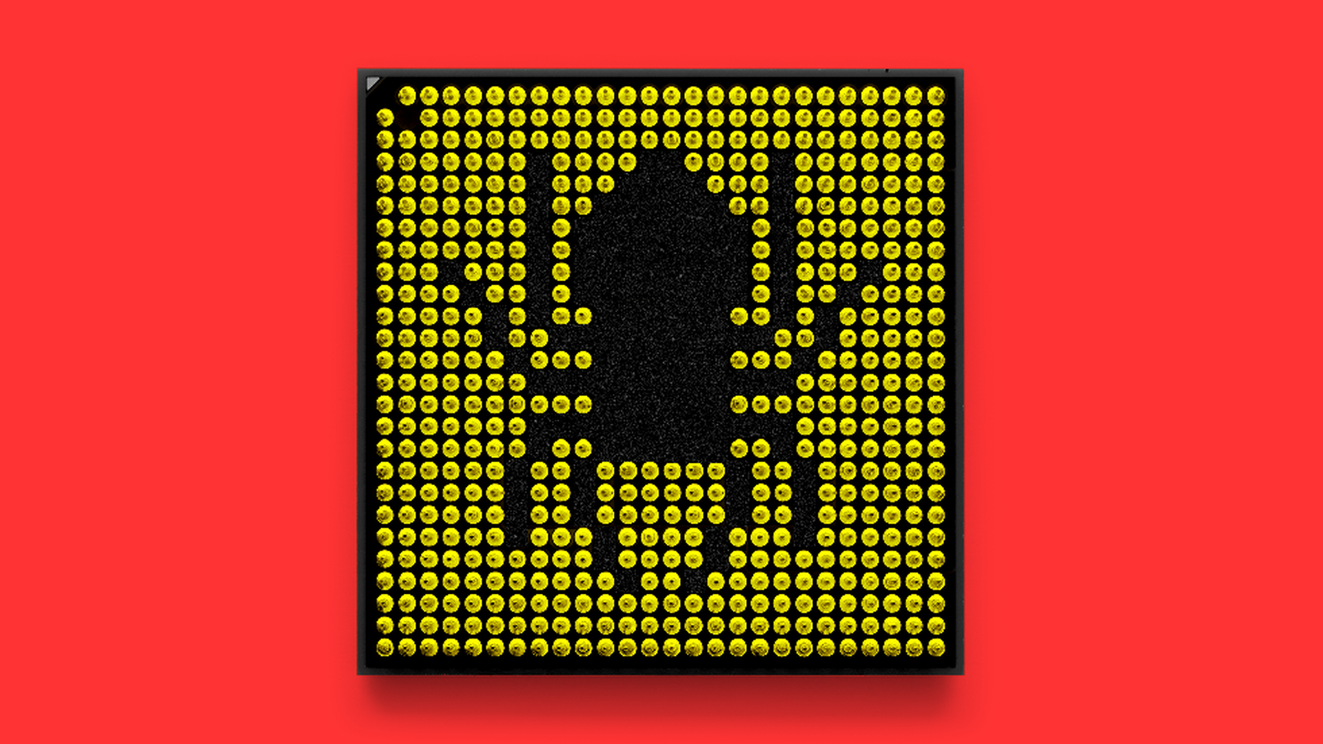 illustration of a chip flaw