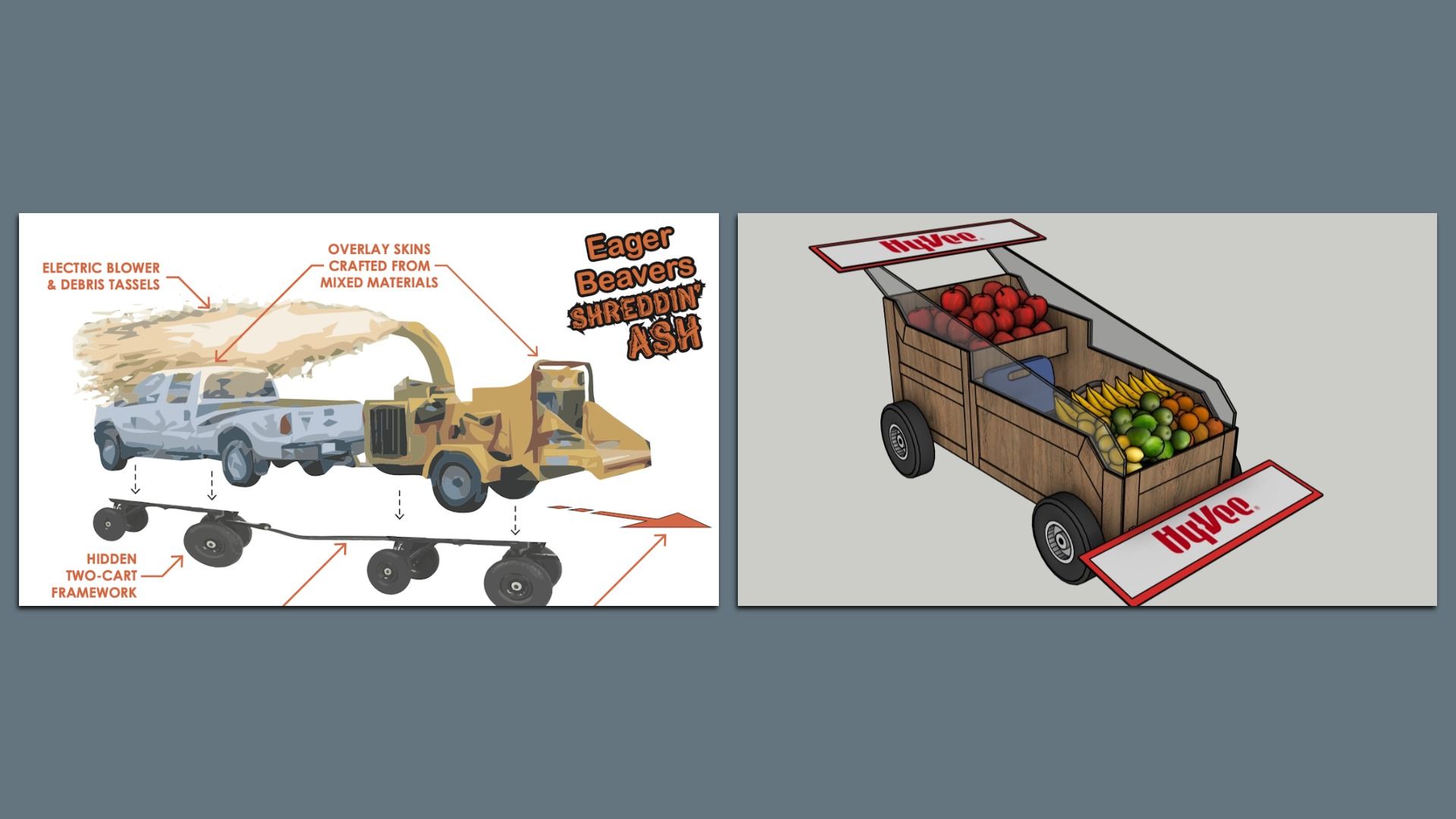 Drawing of soapbox entries.