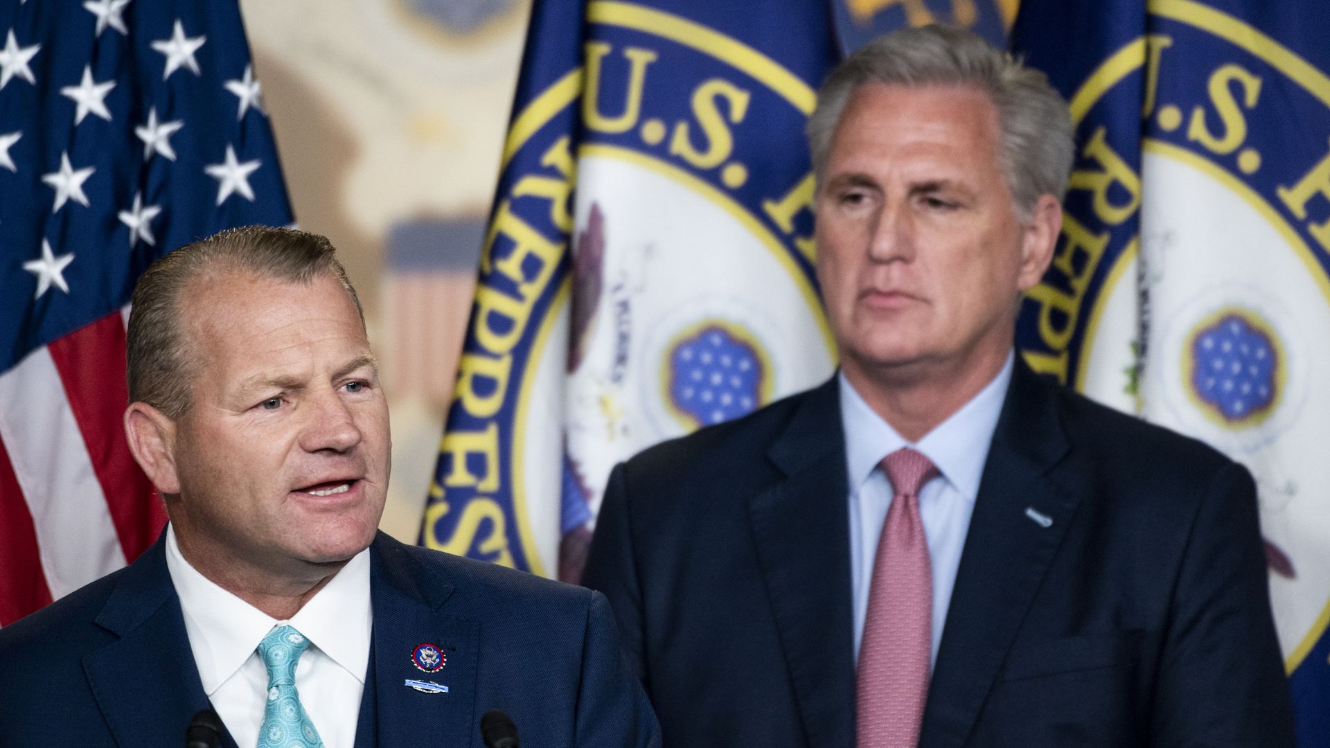 Troy Nehls and Kevin McCarthy