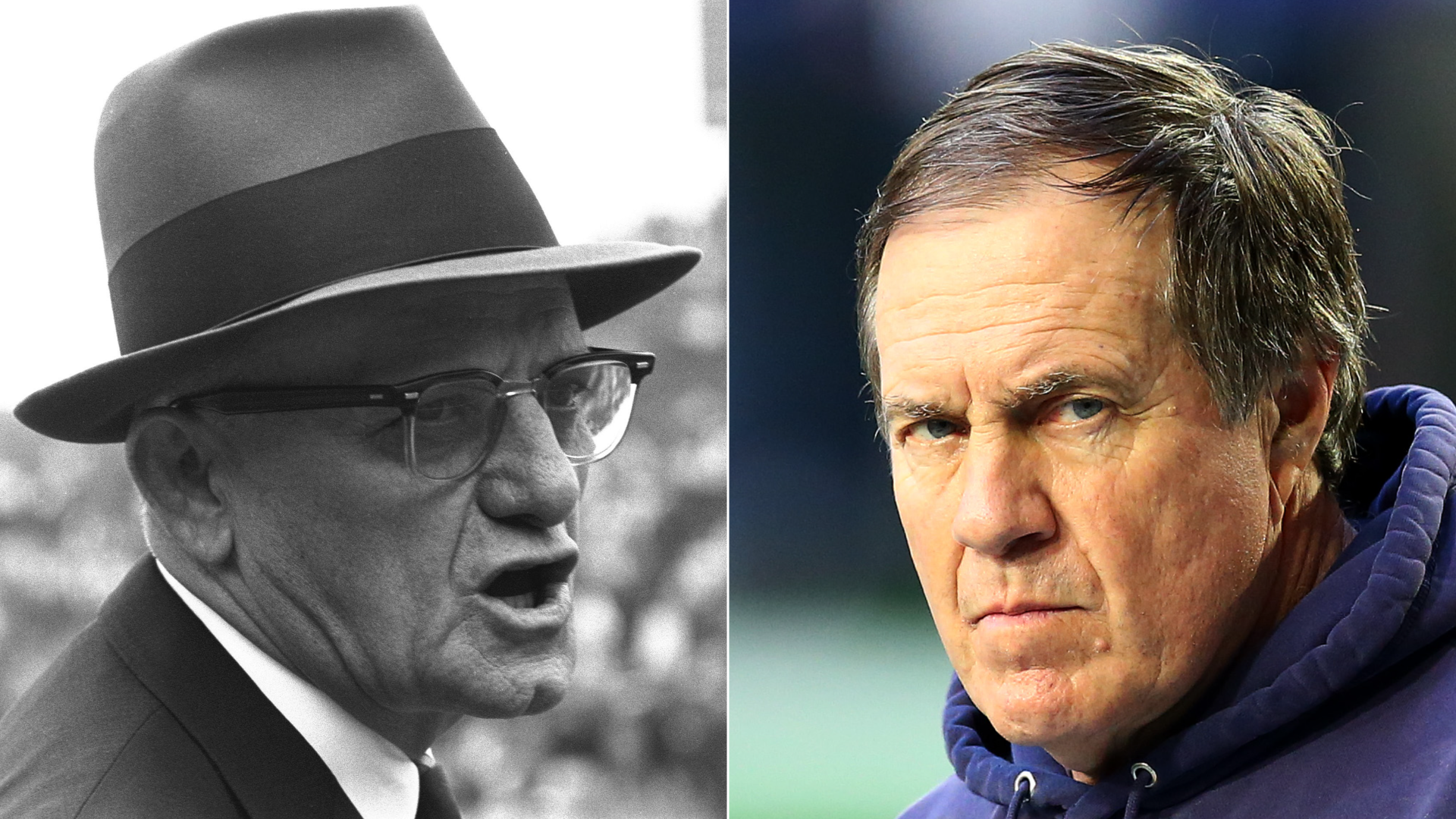 George Halas and Bill Belichick