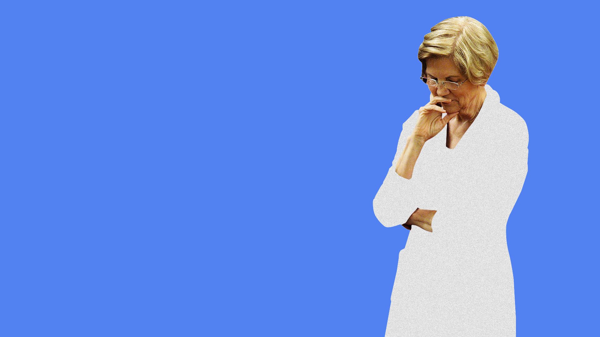 Photo illustration of Elizabeth Warren