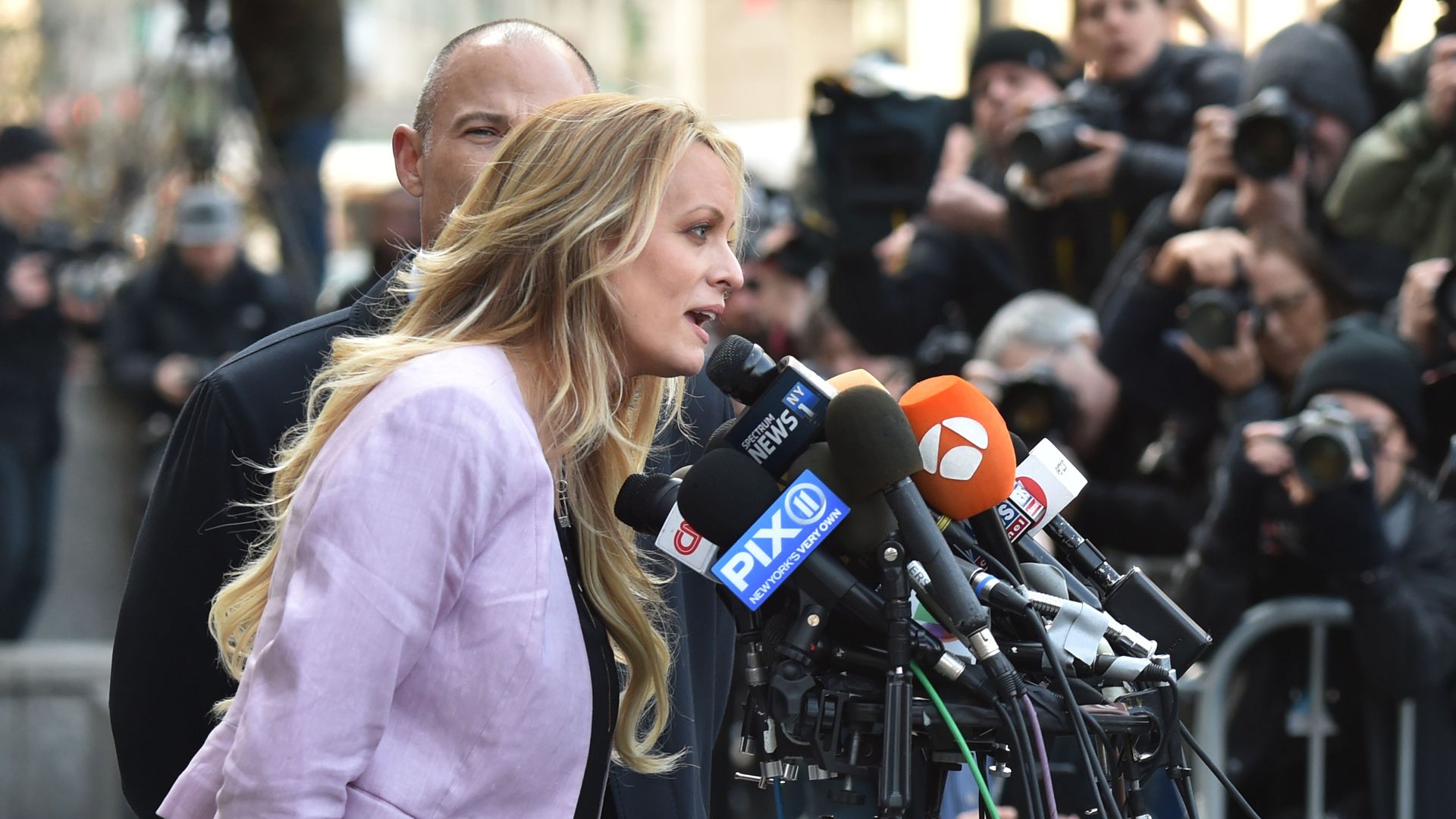 Adult-film actress Stephanie Clifford, also known as Stormy Daniels.