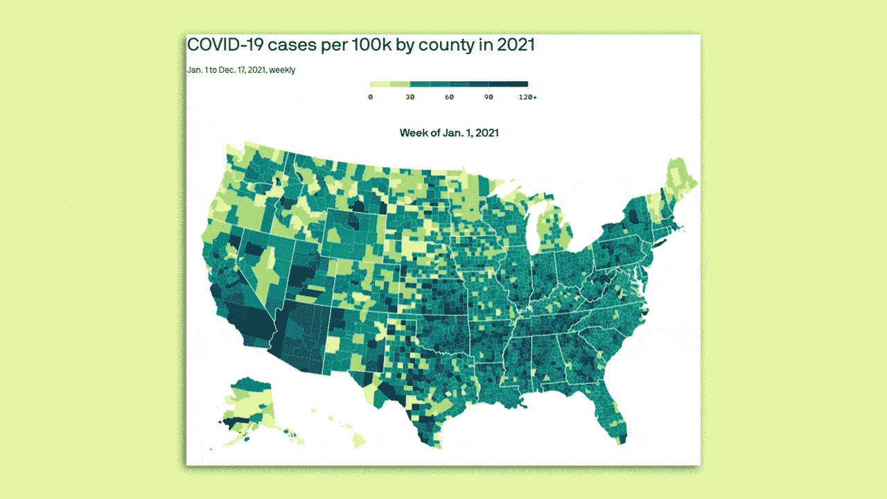 A map of COVID moving quickly