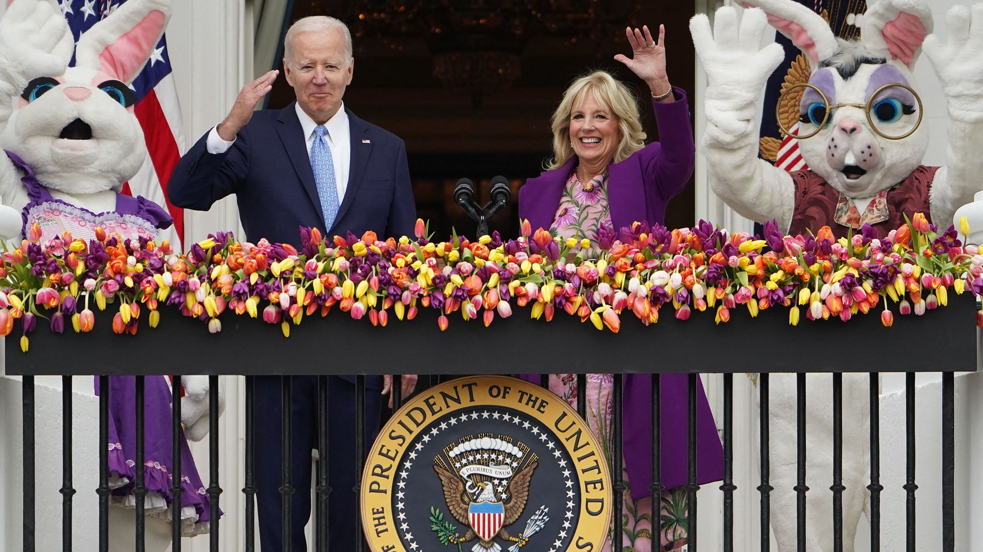 In photos White House hosts first Easter Egg Roll after 2year hiatus