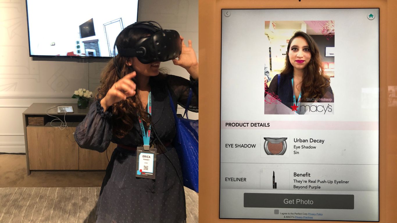 Macy's in NY has new virtual reality and augmented reality features.