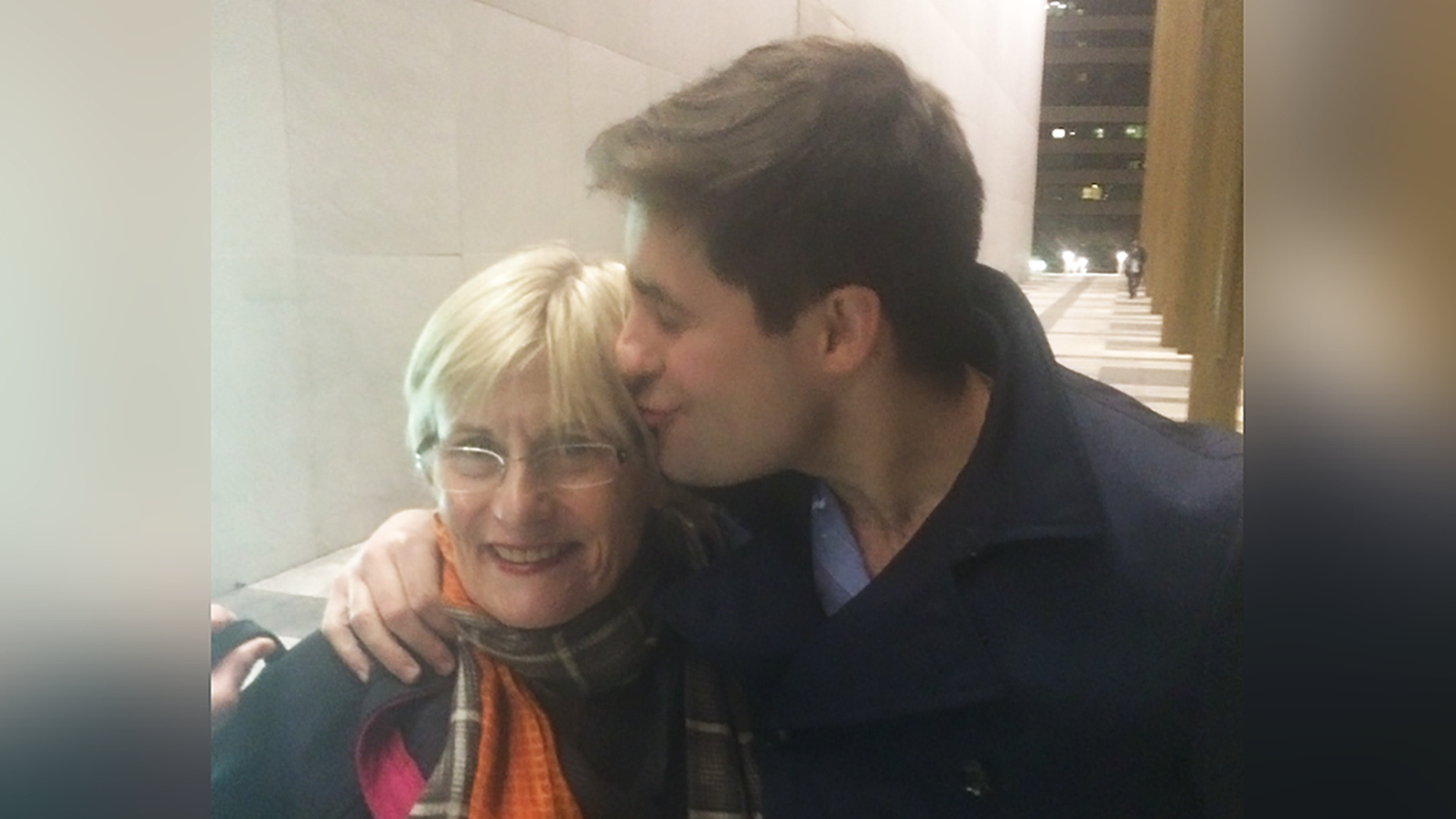 Me and mom.