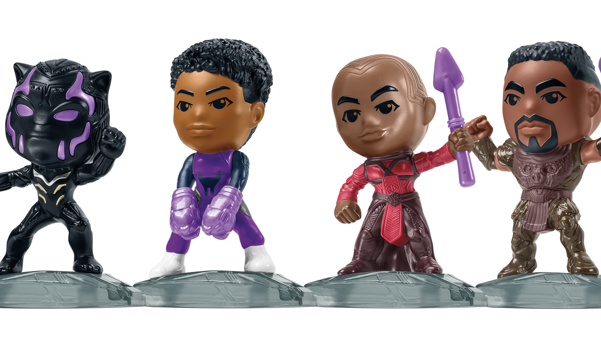 Toy figurines from “Black Panther: Wakanda Forever” 