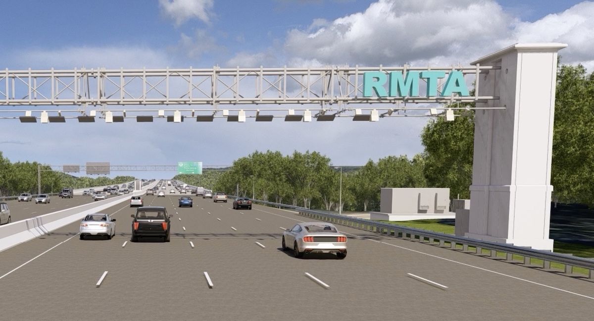 a rending of a highway 