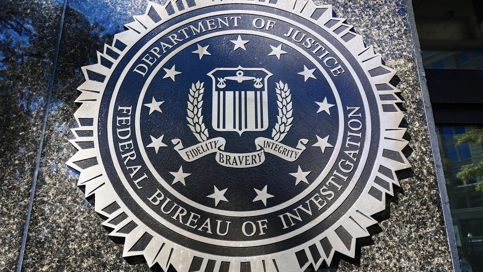 Photo of the FBI seal 