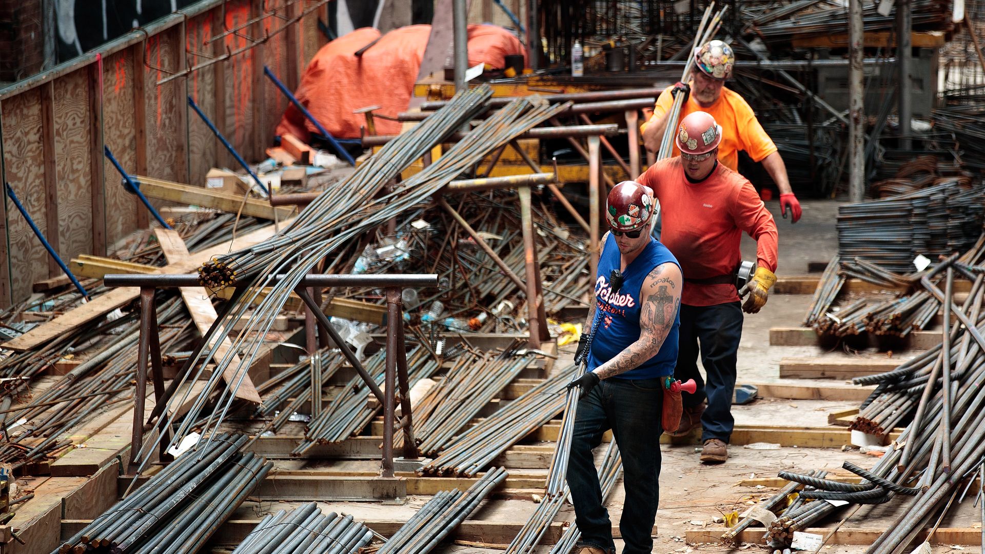 Construction workers