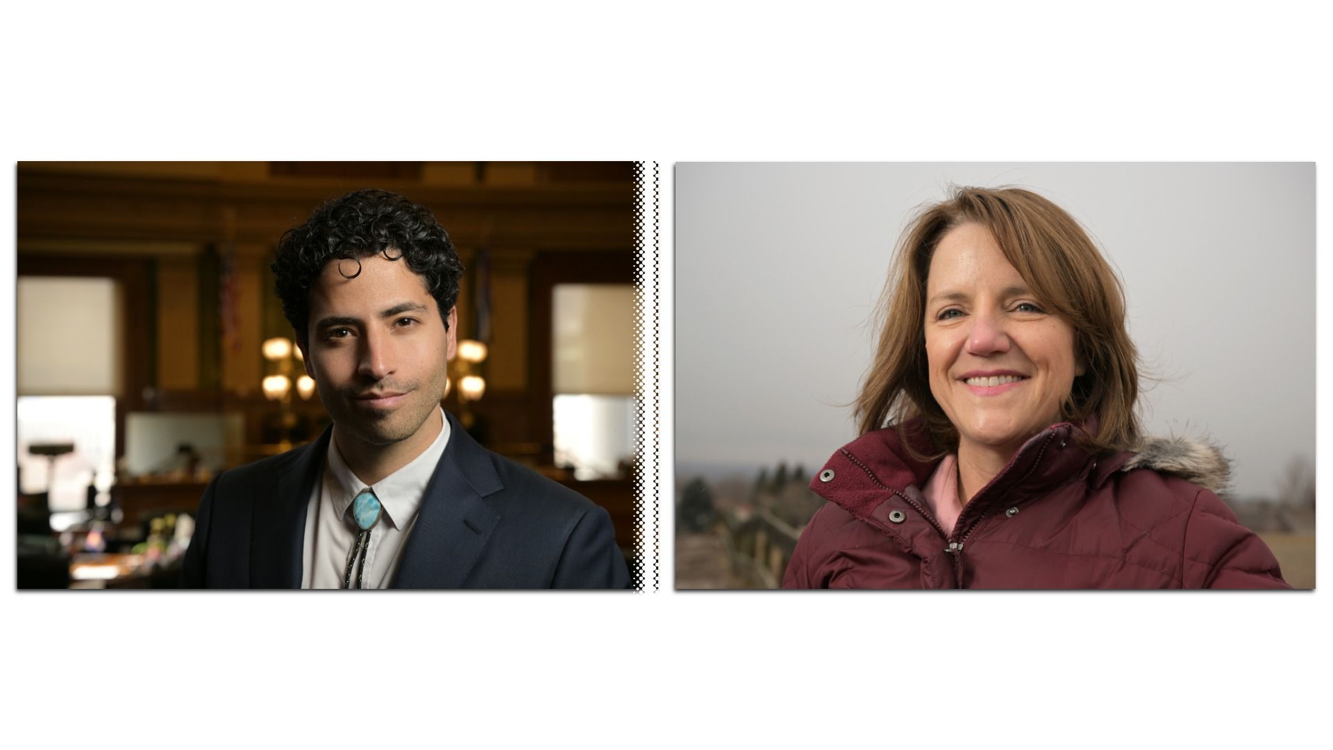 Manny Rutinel, left, and Shannon Bird. Photos: Hyoung Chang/The Denver Post via Getty Images