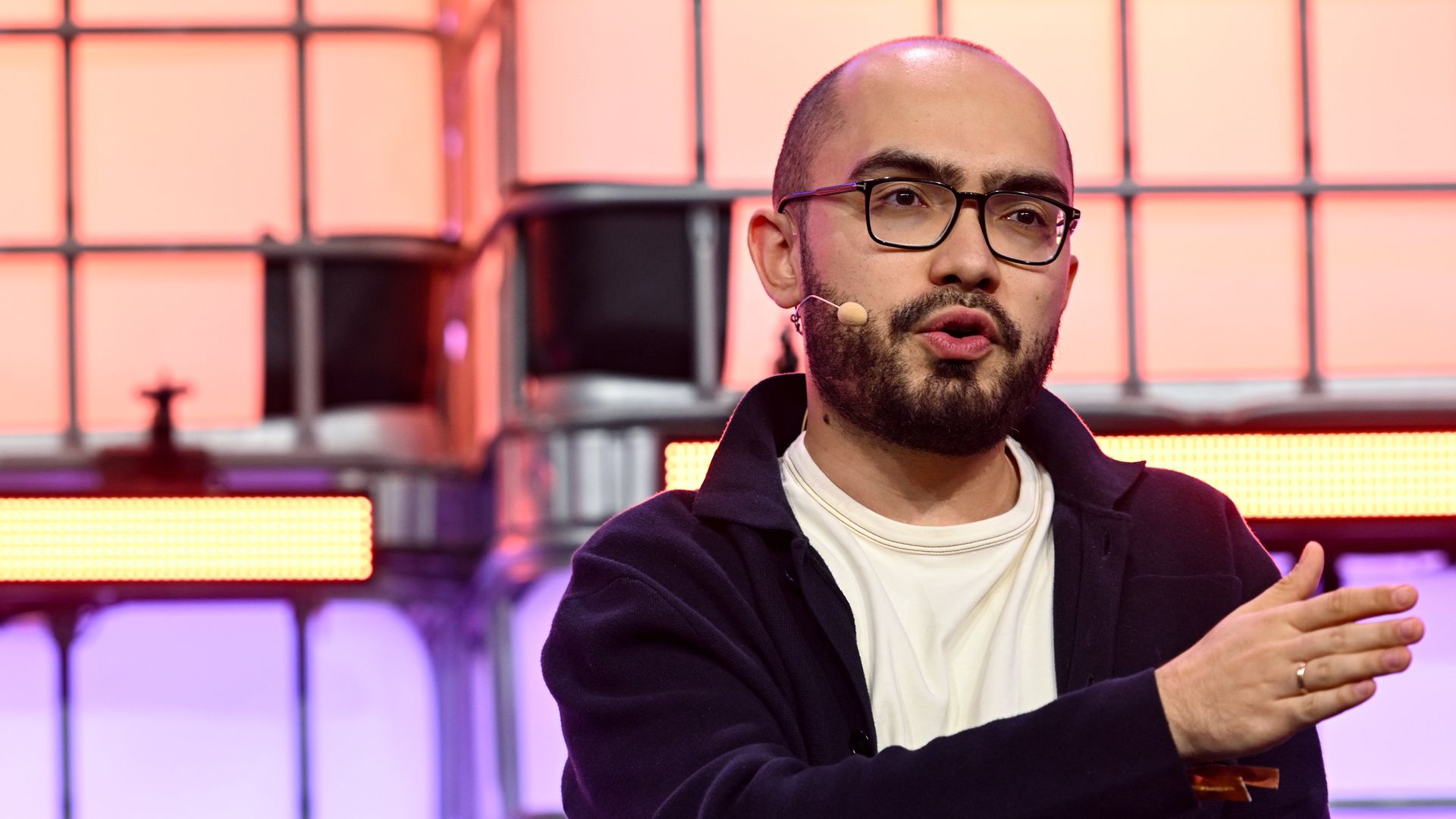 Alex Mashrabov, Co-founder & CEO, Higgsfield, at Web Summit Qatar 2026.